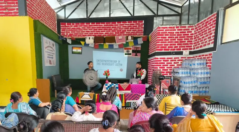 Entrepreneurship in the handicraft sector · Ghatdhar, Aug 2025
