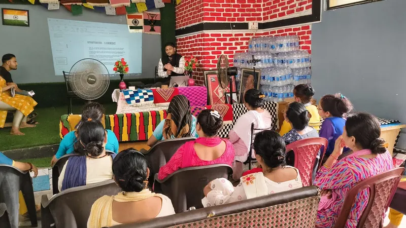 Artisans in a workshop session · Ghatdhar