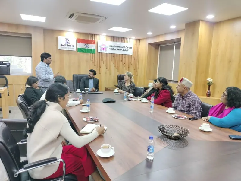 Working session with the HCSSC team