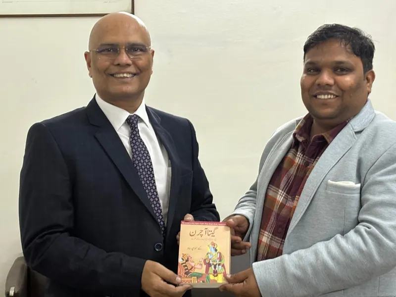 Mohd Yameen, our President, with former IAS officer Seva Prasad Kakumanu