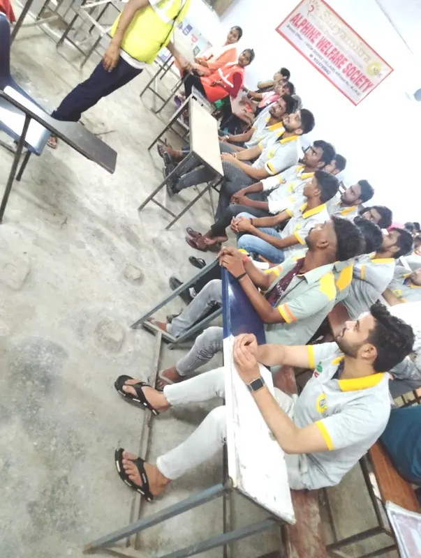 A lecture in progress
