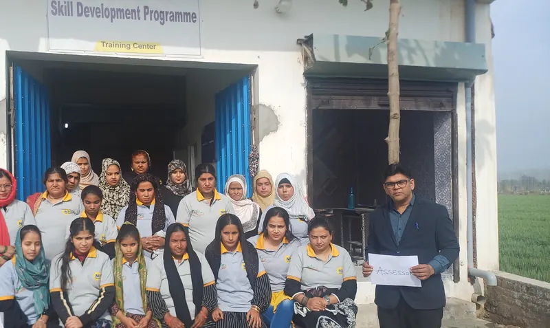 Women's batch at the Kichha training centre · February 2025