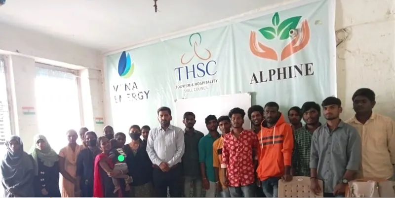 Hospitality trainees in Jogipet, Telangana